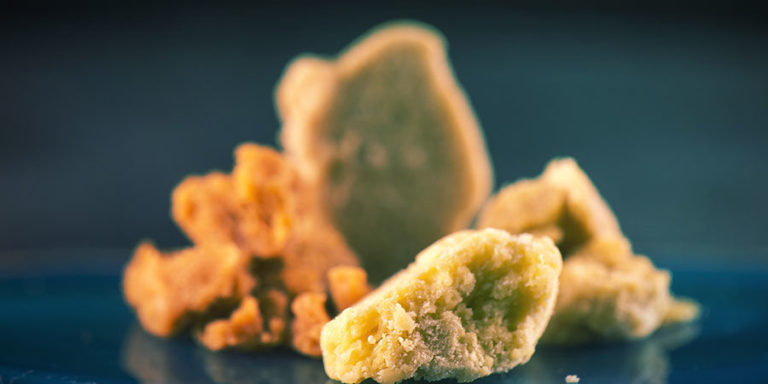 extrakt z konopí jménem crumble wax