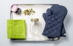 metoda dekarboxylace konopí ve skle