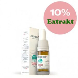 Cibdol 10% CBD olej výtažek exktrakt z konopí balení